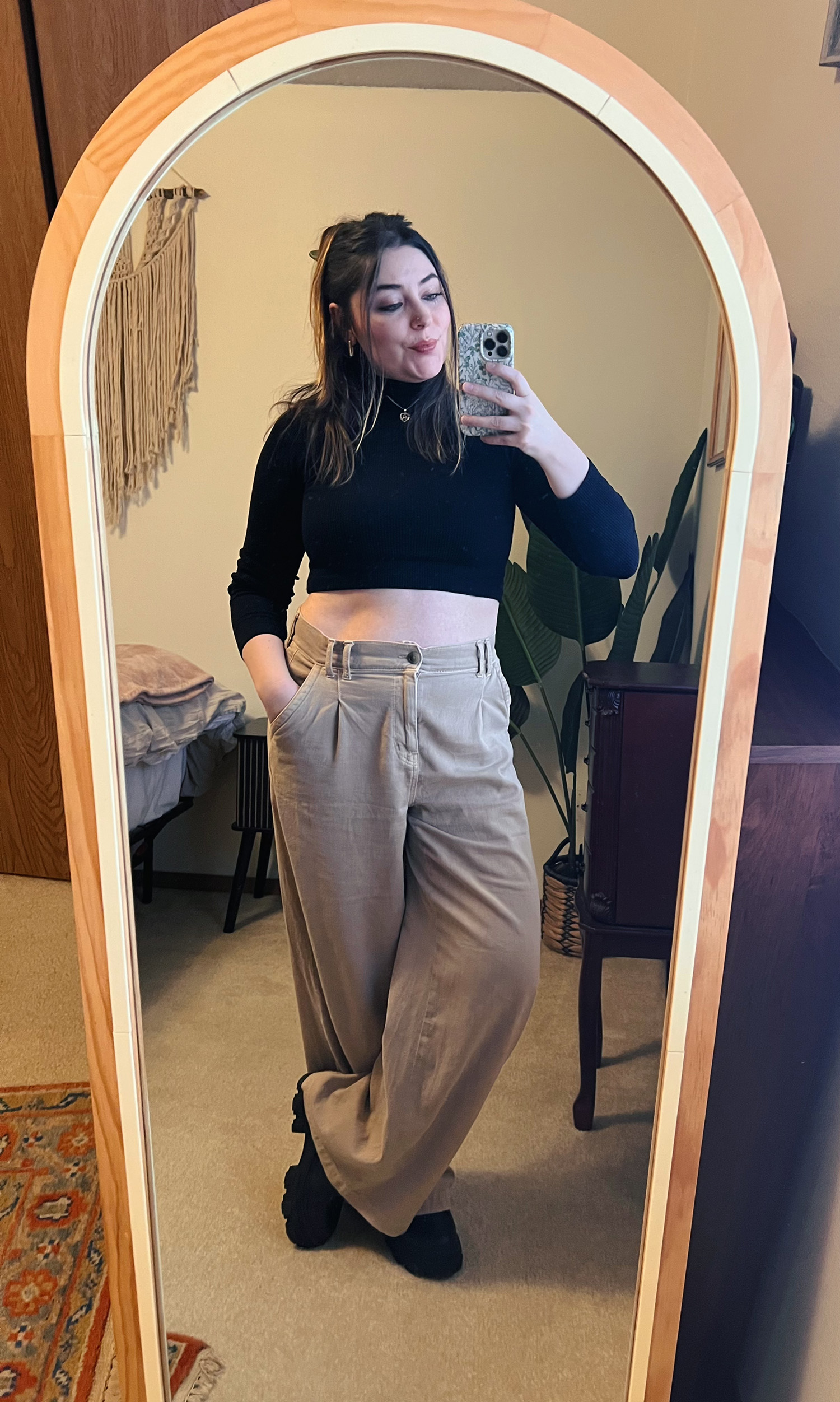 Your Essential Black Basic Top for Chilly Weather